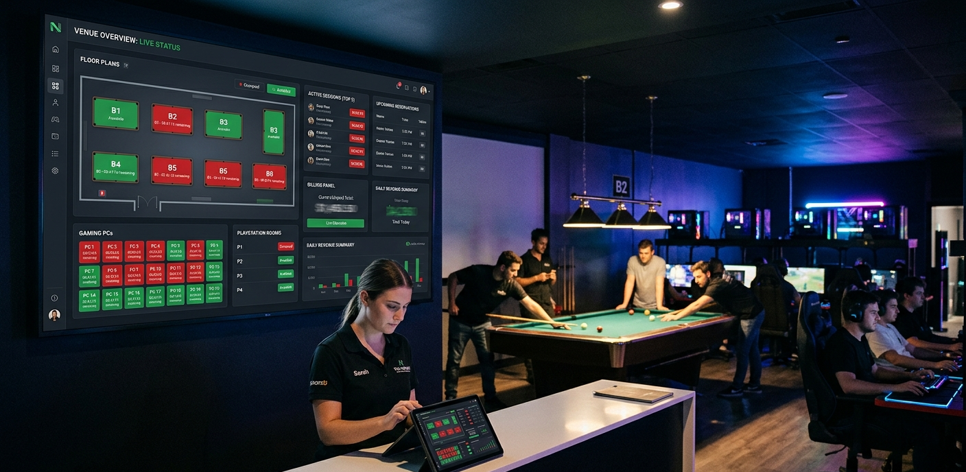 Gaming center operations challenge